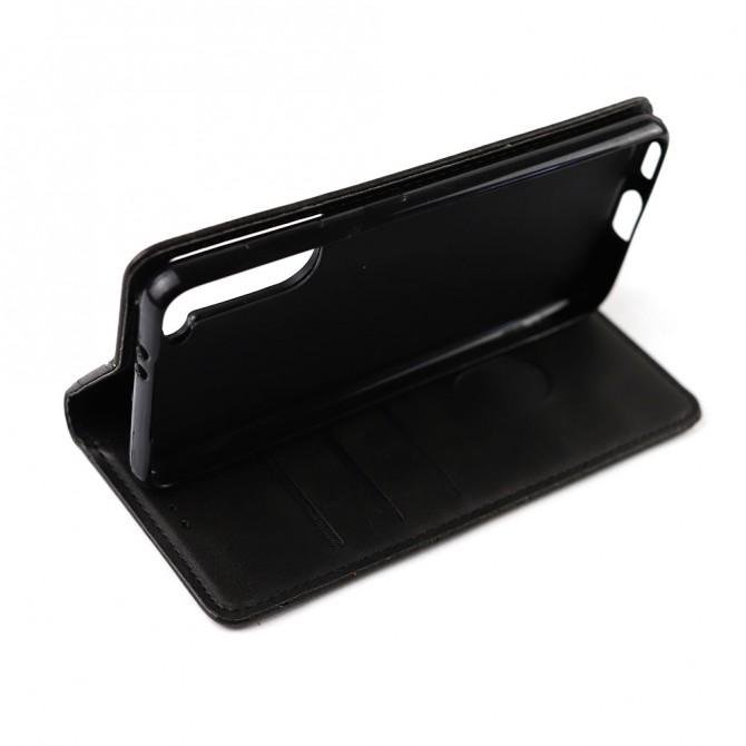 Чохол-книжка Lines Leather для Samsung G991B Galaxy S21 Black-4