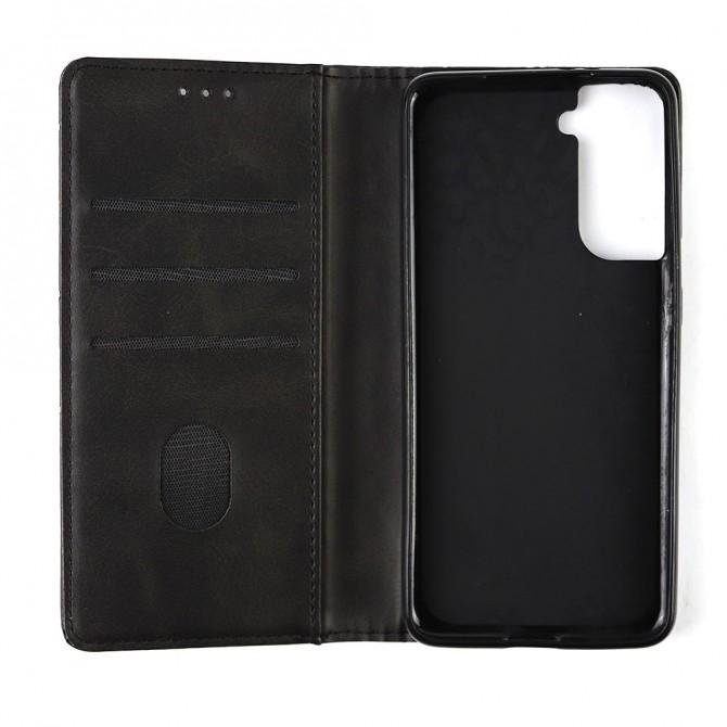 Чехол-книжка Lines Leather для Samsung G996B Galaxy S21 Plus Black-3