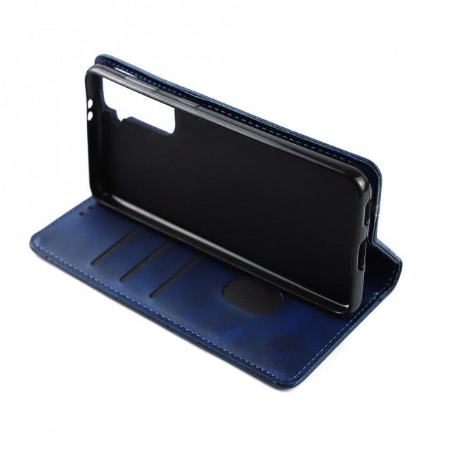 Чехол-книжка Lines Leather для Samsung G996B Galaxy S21 Plus Blue-5