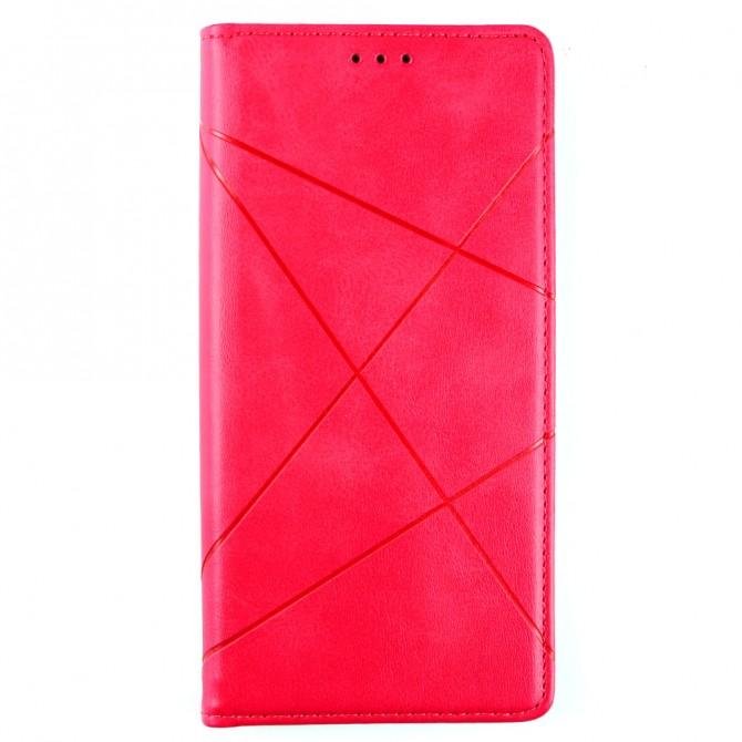 Чехол-книжка Lines Leather для Samsung G996B Galaxy S21 Plus Hot Pink-1