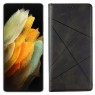 Чехол-книжка Lines Leather для Samsung G998B Galaxy S21 Ultra Black