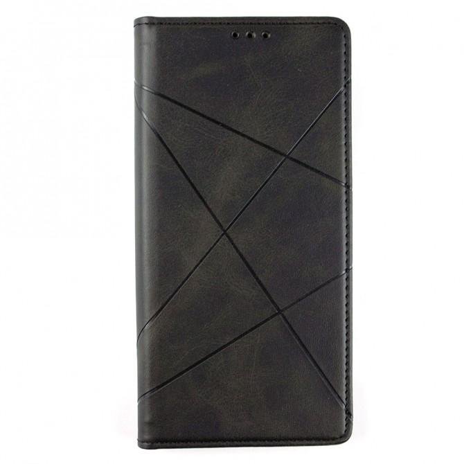 Чехол-книжка Lines Leather для Samsung G998B Galaxy S21 Ultra Black-1