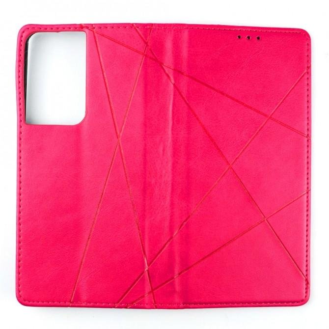 Чехол-книжка Lines Leather для Samsung G998B Galaxy S21 Ultra Hot Pink-2