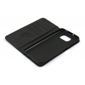 Чехол-книжка Lines Leather for Xiaomi Poco X3 Black Чехол-книжка Lines Leather for Xiaomi Poco X3 Black