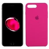 Чехол силиконовый для iPhone 7/8 Plus Малиновый