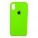 Чохол силіконовий для iPhone X/Xs Салатовий