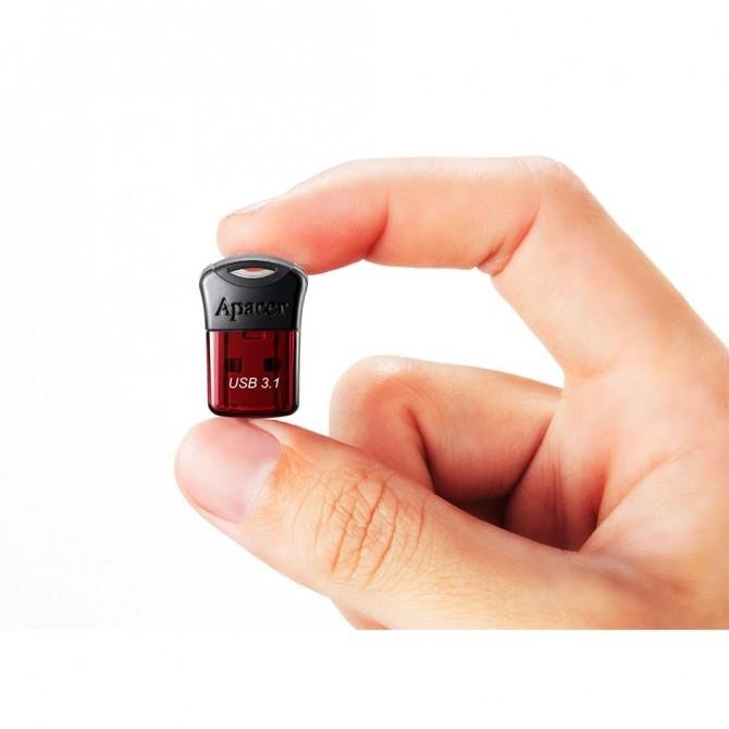 Флеш память Apacer 64Gb AH157 Красный-2