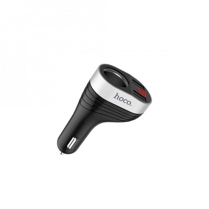 Автомобильное зарядное устройство Hoco Z29 Черный/Серебряный-1