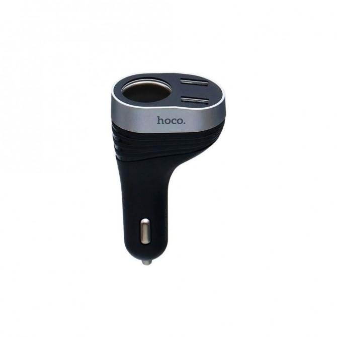 Автомобильное зарядное устройство Hoco Z29 Черный/Серебряный-2
