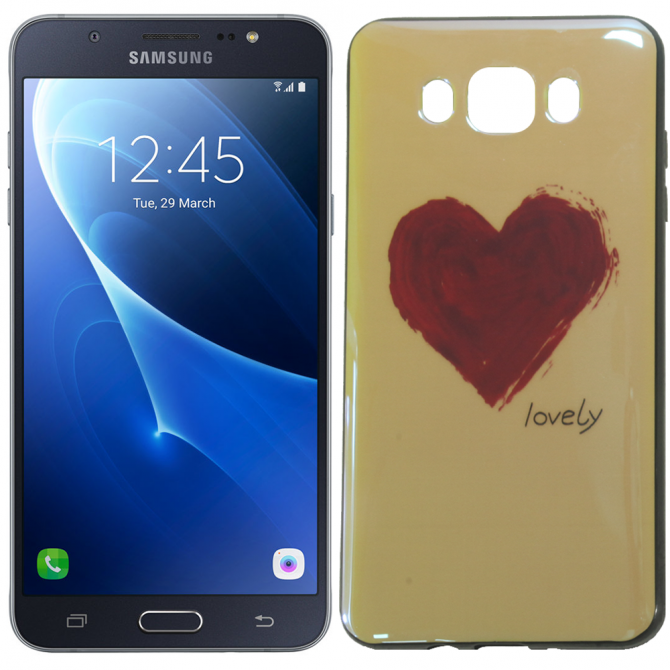 Чохол U-Like Picture series для Samsung J710 (J7 2016) Серце/Синій