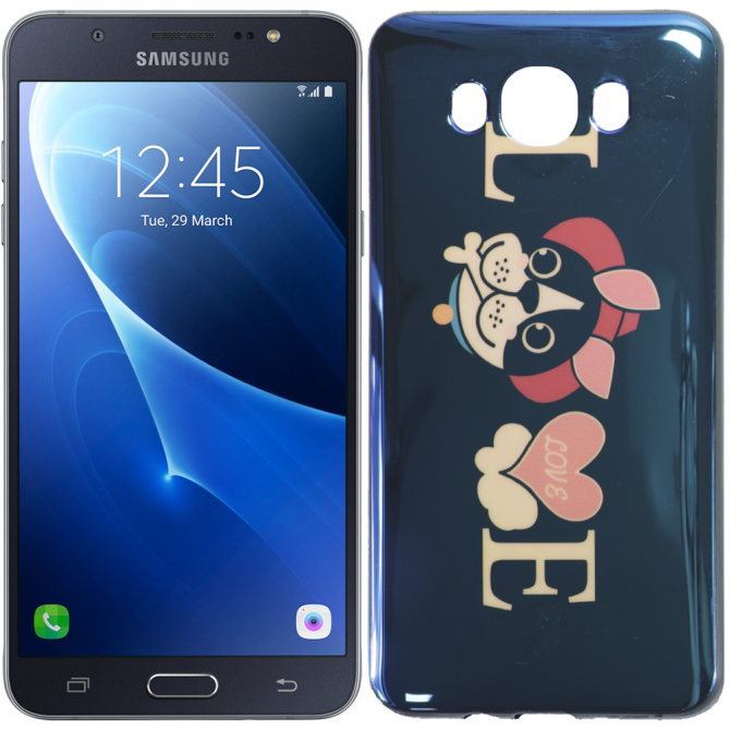 Чехол U-Like Picture series для Samsung J710 (J7 2016) Love Black