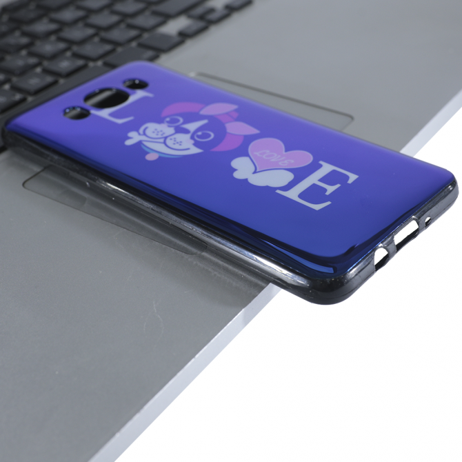 Чехол U-Like Picture series для Samsung J710 (J7 2016) Love Black-2