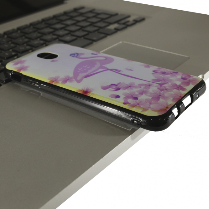 Чехол U-Like Picture series для Samsung J730 (J7 2017) Flamingo-2