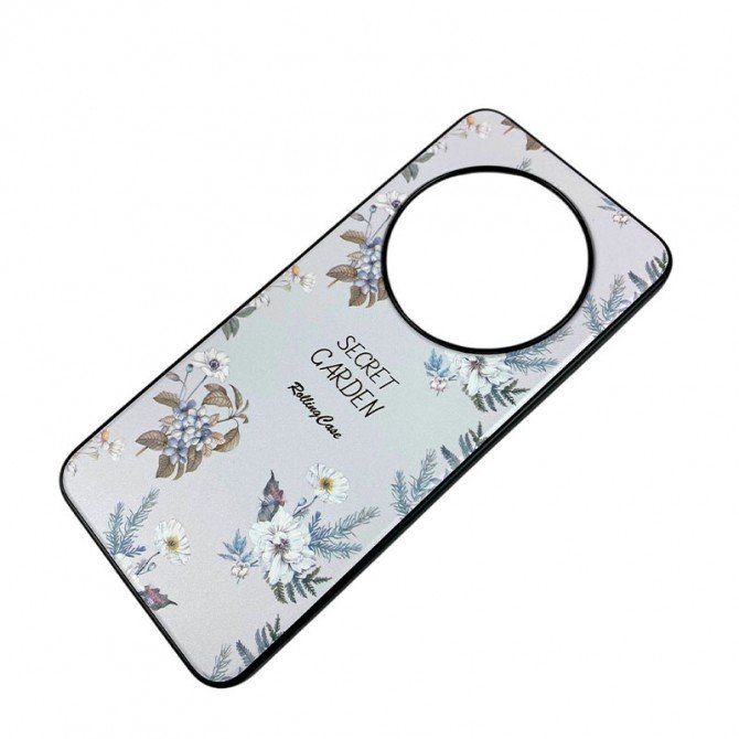 TPU+PC чехол Secret Garden для Xiaomi Redmi 14C / Poco C75 White-2