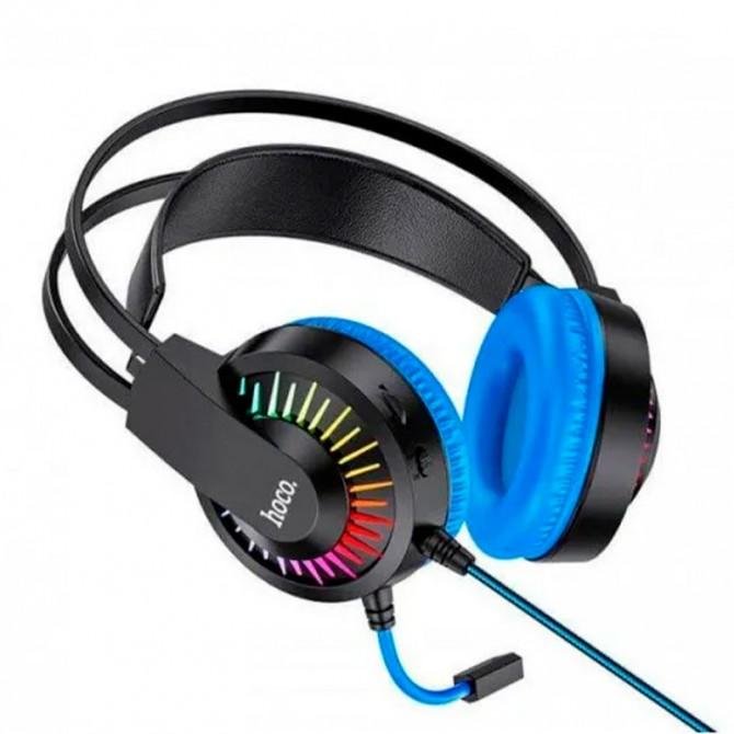 Наушники Игровые Hoco W105 Joyful Blue-1