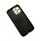 Чехол TPU+Glass Sapphire Midnight with MagSafe для Apple iPhone 15 Pro (6.1