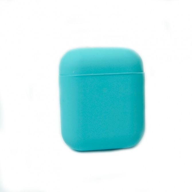 Чехол U-Like Silicone SLIM Protective Case For Airpods Blue-1