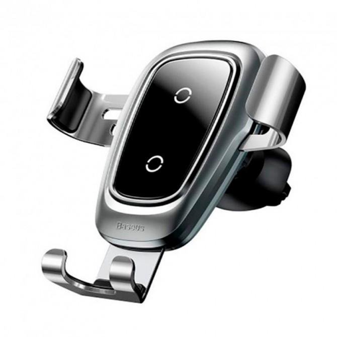 Холдер Baseus Wireless Charger Metal Gravity (WXYL) Steel-2