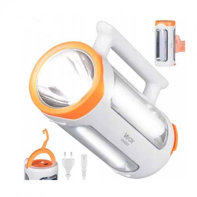 Фонарик VAYOX VAD085 с встроеным акум. 3500mAh-1