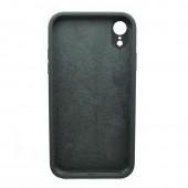 Силиконовый чехол для iPhone Xr Темно Серый FULL (SQUARE SHAPE)