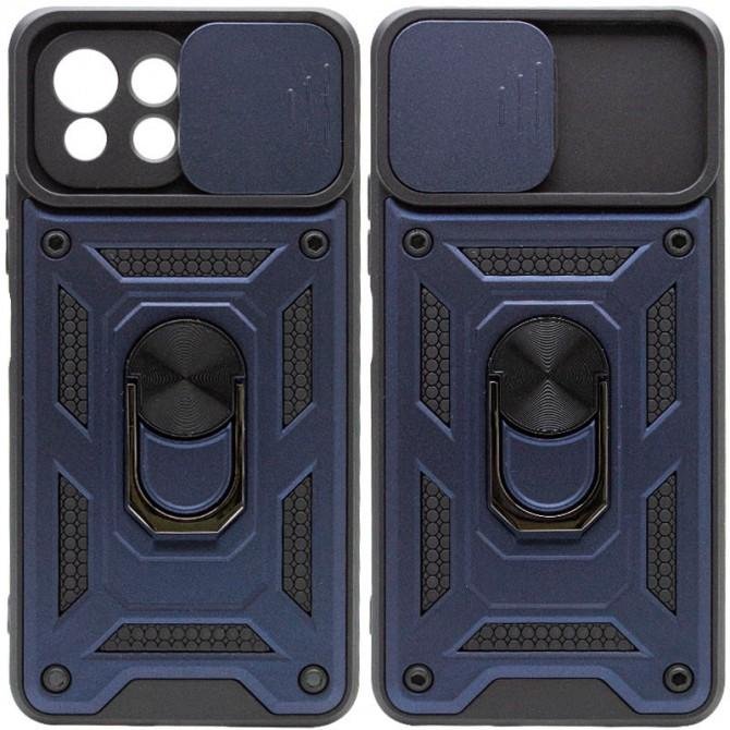 Чехол HONOR Hard Defence Series Xiaomi Mi 11 Lite Blue (with Camshield and magnet)