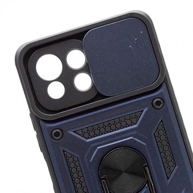 Чехол HONOR Hard Defence Series Xiaomi Mi 11 Lite Blue (with Camshield and magnet)-3