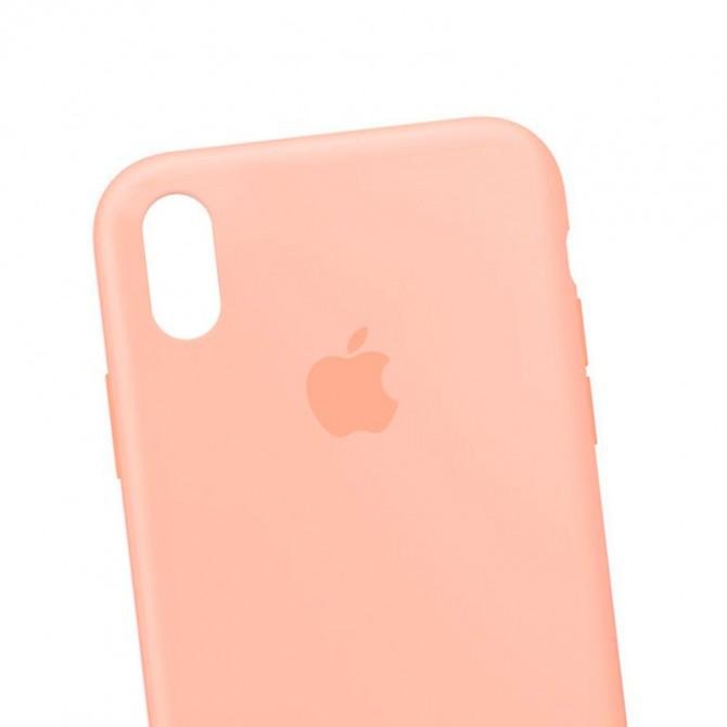 Оригінальний силіконовий чохол для iPhone Xs Max Грейпфрутовий-1