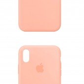 Оригинальный силиконовый чехол для iPhone Xs Max Грейпфрутовый Оригинальный силиконовый чехол для iPhone Xs Max Грейпфрутовый