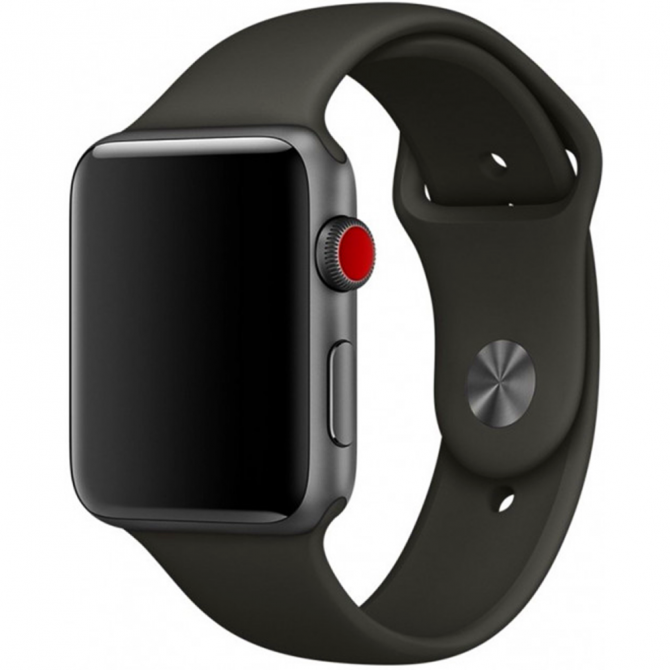 Ремешок для Apple Watch 42/44mm Sport Band Dark Grey