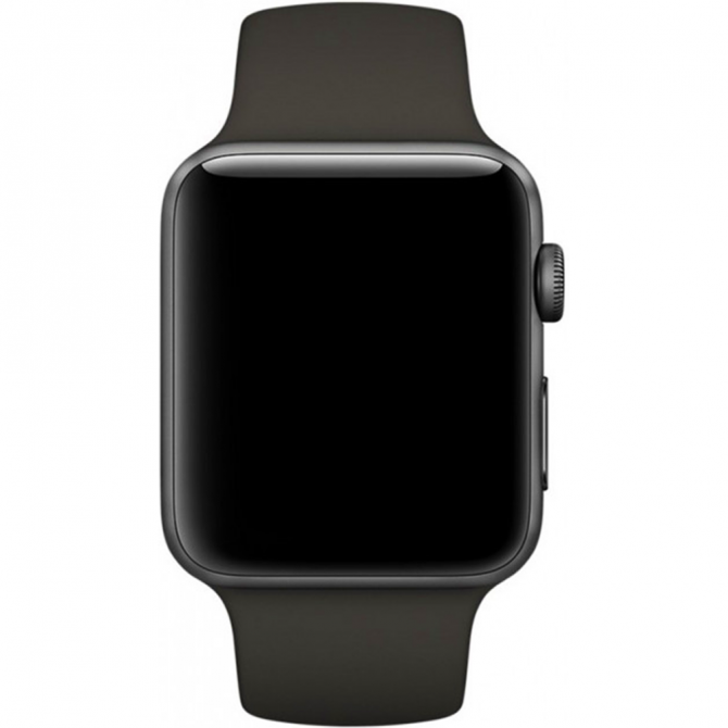 Ремешок для Apple Watch 42/44mm Sport Band Dark Grey-1
