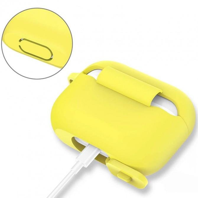 U-Like Silicone Protective Case For Airpods Pro Slim Yellow-1