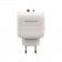 Мережевий зарядний пристрій Borofone BA46A PD+QC3.0 White + Cable Type-C to Lightning