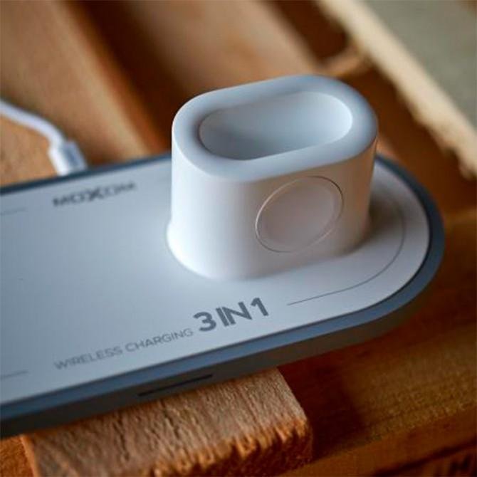 Бездротові ЗП Moxom MX-ST04 3in1 White
