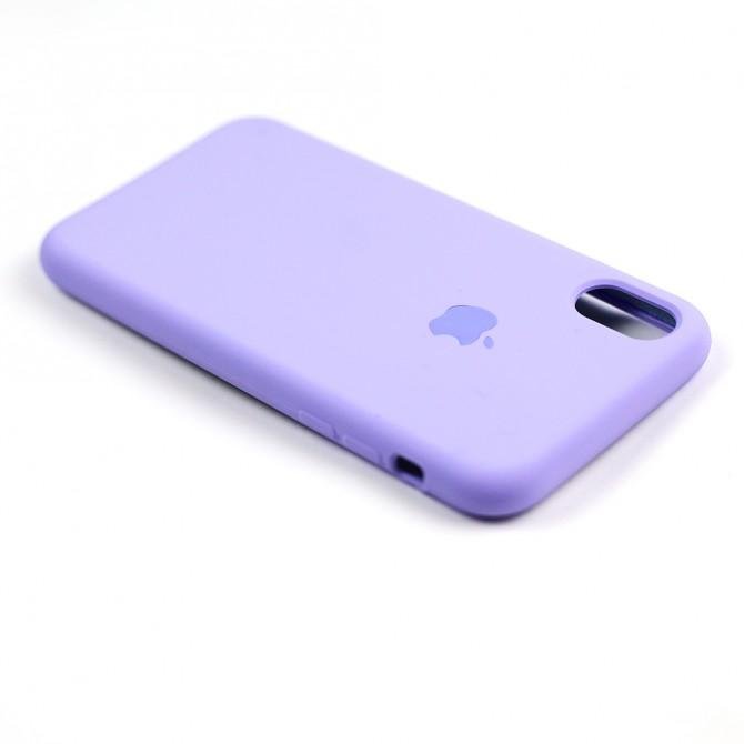Чехол силиконовый для iPhone Xr Лаванда-2