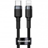 Cable Baseus Cafule Type-C to Lightning PD 18W Grey/Black 1m Cable Baseus Cafule Type-C to Lightning PD 18W Grey/Black 1m