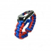 Браслет для Xiaomi Band 5/6 Caterpillar design Blue/Red Браслет для Xiaomi Band 5/6 Caterpillar design Blue/Red