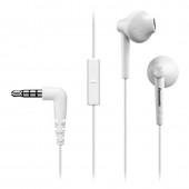 Наушники Panasonic RP-TCM55GC-W White (mic+button call answering)