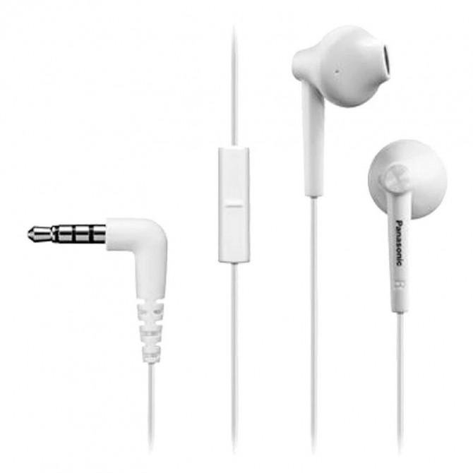 Наушники Panasonic RP-TCM55GC-W White (mic+button call answering)