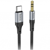 Кабель AUX Hoco UPA26 Fresh 3.5 to Type-C Black Кабель AUX Hoco UPA26 Fresh 3.5 to Type-C Black