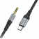 Кабель AUX Hoco UPA26 Fresh 3.5 to Type-C Black