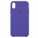 Чохол силіконовий для iPhone X/Xs Темно фіолетовий