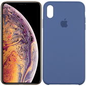 Чохол силіконовий для iPhone Xs Max синій Чохол силіконовий для iPhone Xs Max синій