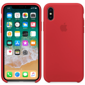 Чехол силиконовый для iPhone Xs Max Красный Чехол силиконовый для iPhone Xs Max Красный