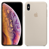 Чохол силіконовий для iPhone Xs Max Попелясто сірий