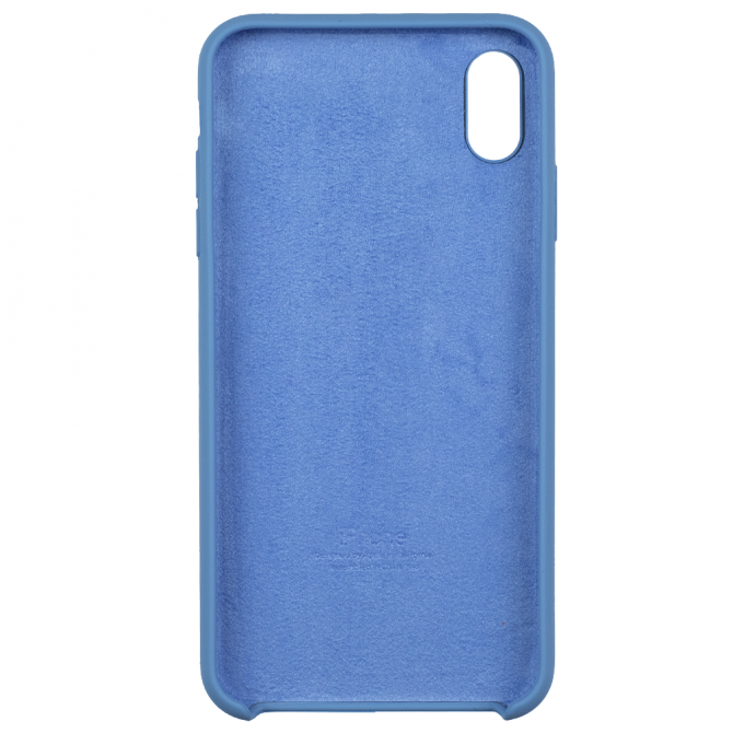 Чехол силиконовый для iPhone Xs Max Морской Синий-2