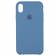 Чехол силиконовый для iPhone Xs Max Васильковый