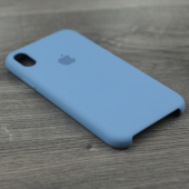 Чехол силиконовый для iPhone Xs Max Васильковый Чехол силиконовый для iPhone Xs Max Васильковый