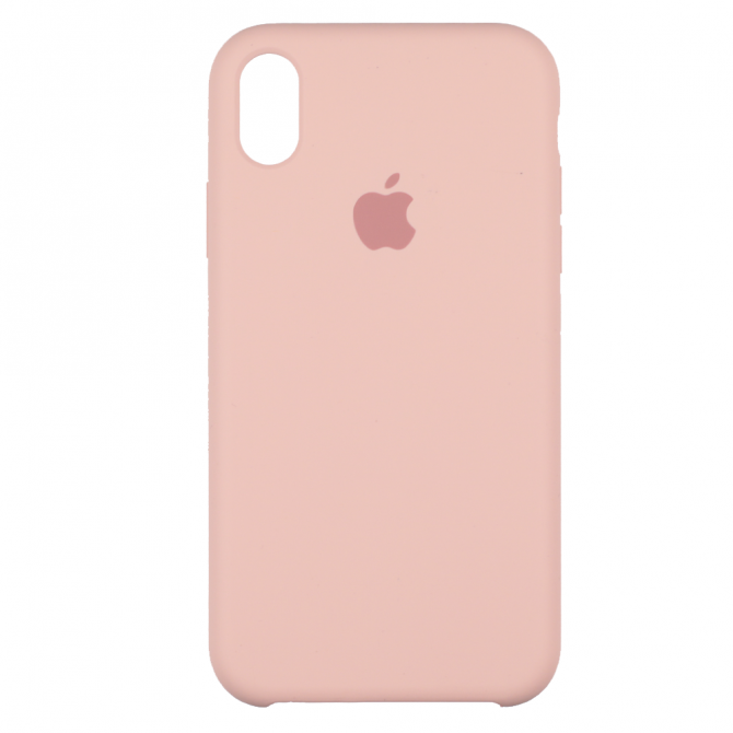 Чехол силиконовый для iPhone Xr Светло Розовый-1