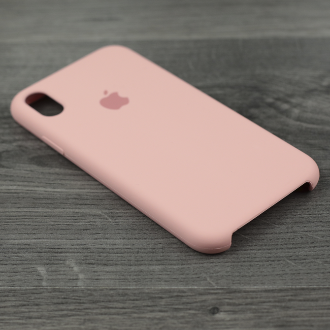 Чехол силиконовый для iPhone Xr Светло Розовый-3