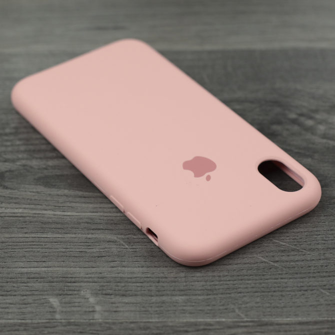 Чехол силиконовый для iPhone Xr Светло Розовый-4